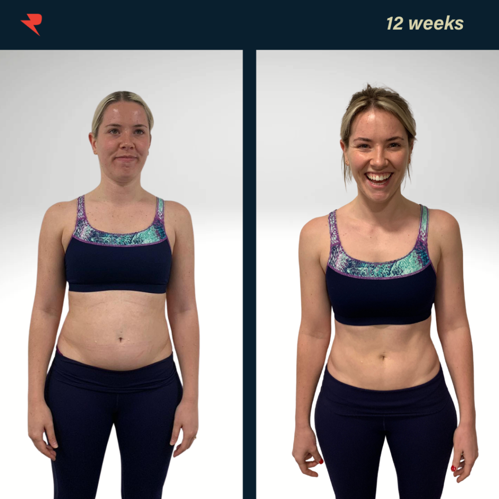 Katie transformation — before and after